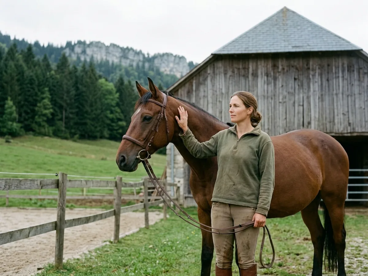 Cours d'équitation à Orcier, Haute-Savoie